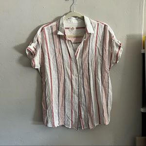 Marine Layer linen top M